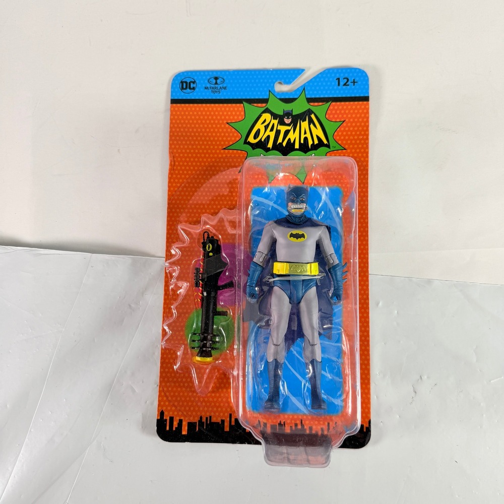 McFarlane DC Retro 66 Batman With Oxygen Mask 6" Action Figure Flawed Card